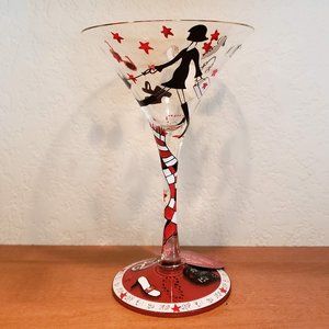 Lolita "Shop 'Til You Drop" Martini Glass